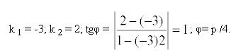 Уравнение прямой через нормаль и точку